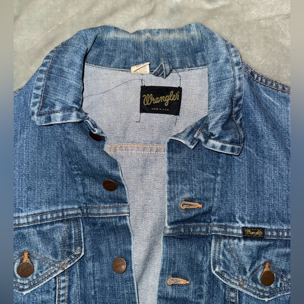 Vintage Wrangler Light Blue Denim Jacket - Picture 2 of 9